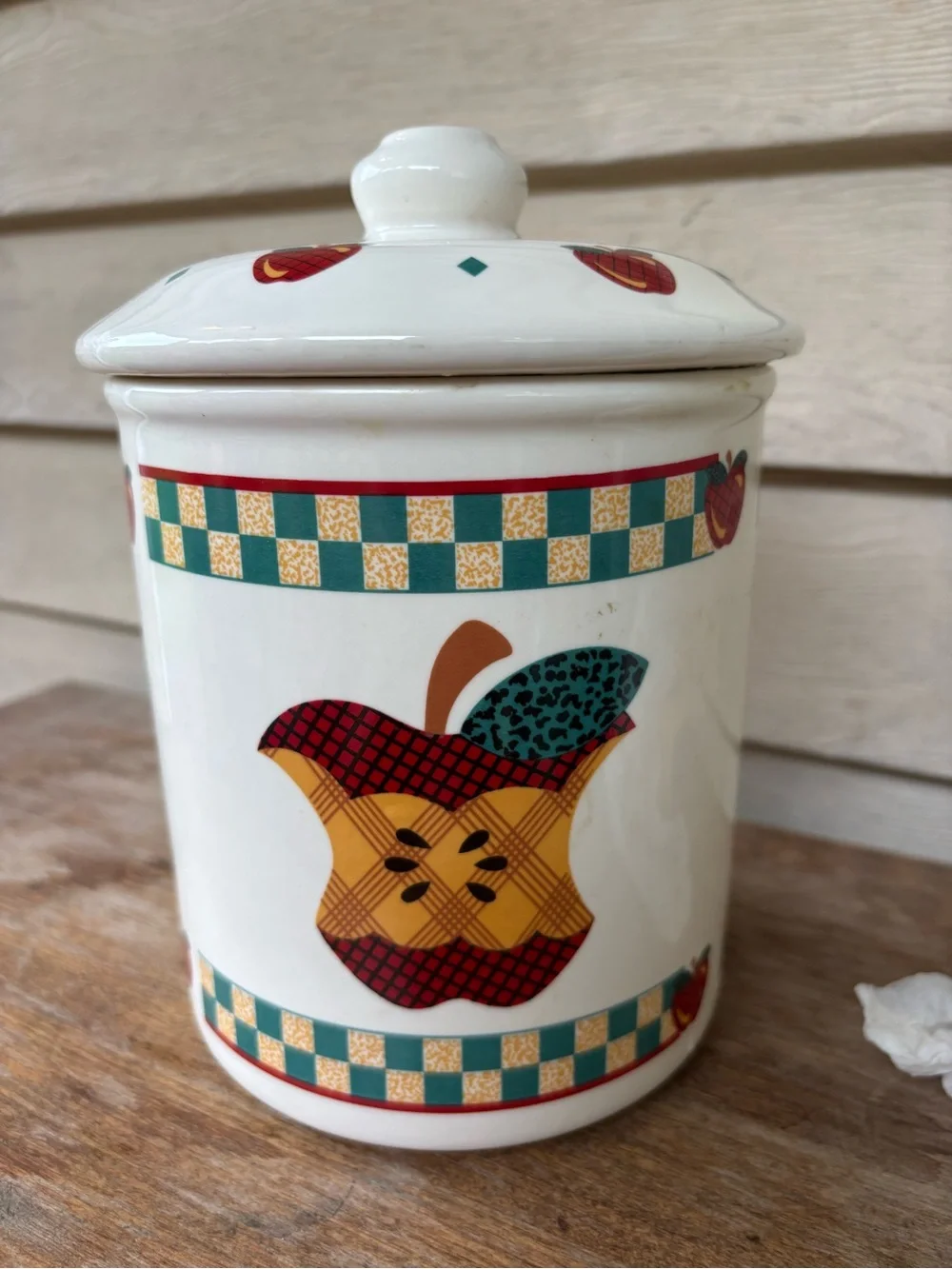 Tabletops Unlimited ceramic canister from the 